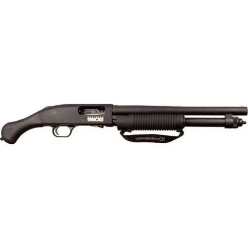 Mossberg Model 590S Shockwave Pump Action Shotgun 12 Gauge 2.75" Chamber 14" Barrel Round Capacity Bead Front Sight Drilled & Tapped Grip Strapped Forend Blued Finish