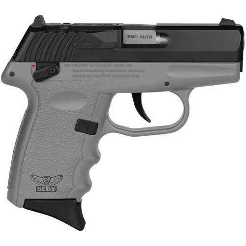 SCCY Industries CPX-4 RD Double Action Only Semi-Automatic Pistol .380 ACP 2.96" Barrel (1)-10Rd Magazine Crimson Trace Red Dot Included Black Slide Gray Polymer Finish - Buy A Gun