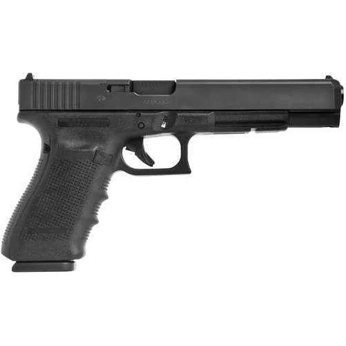 Glock G40 Gen4 MOS Double Action Only Semi-Automatic Pistol 10MM Auto 6.02" Cold Hammer Forged Barrel (3)-15Rd Magazines Adjustable Sights Matte Black Polymer Finish - Buy A Gun