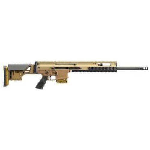 FN America SCAR 20s NRCH Semi-Automatic Tacical Rifle 7.62x51mm NATO 20" Cold Hammer-Forged, Chrome-Lined Barrel (1)-10Rd Magazine Black Hogue Rubber Grips Flat Dark Earth Finish