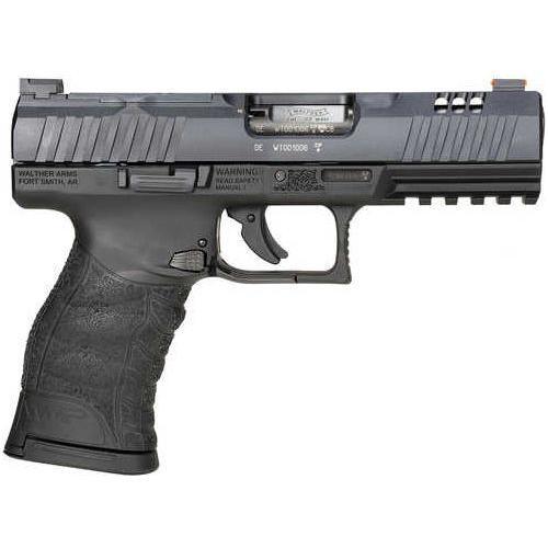 Walthers WMP Striker Fired Semi-Automatic Pistol .22 Winchester Magnum Rimfire 4.5" Rifled Barrel (2)-10Rd Double Stack Magazines Fiber Optic Front & Serrated Rear Sights High Grip Texture Grips Black Finish - Buy A Gun