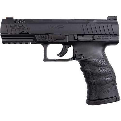 Walther Arms WMP Striker Fired Semi-Automatic Pistol .22 Winchester Magnum 4.5" Rifled Barrel (2)-15Rd Magazines Fiber Optic Front & Serrated Rear Sights Black Polymer Finish - Buy A Gun