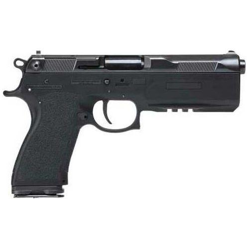 FK Brno PSD Single Action Only Semi-Automatic Pistol 7.5 FK 5.3" Barrel (2)-14Rd Magazines Adjustable Sights Dark Gray Slide Black Polymer Finish - Buy A Gun