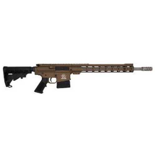 Great Lakes Firearms AR10 Semi-Automatic Rifle .308 Winchester 18" Stainless Steel Barrel (1)-10Rd Magazine Black Mil-Spec 6-Position Adjustable Stock Bronze Cerakote Finish