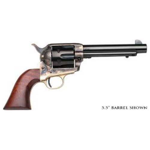 Taylor's & Company Uberti 1873 Ranch Hand Single Action Revolver .45 Long Colt 4.75" Barrel 6 Round Capacity Blade Sights Walnut Grips Blued Finish - Buy A Gun