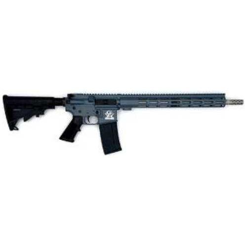 Great Lakes Firearms AR-15 Semi-Autoamtic Rifle .223 Wylde 16" Heavy Barrel (1)-30Rd Magazine Black Polymer Grips Blue Titanium Cerakote Finish