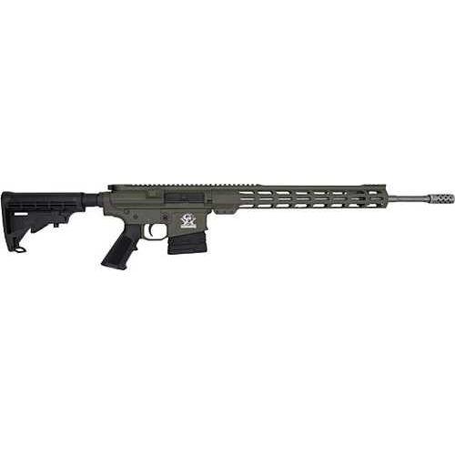 Great Lakes Firearms AR10 Semi-Automatic Rifle 6.5 Creedmoor 20" Stainless Steel Barrel (1)-10Rd Magazine 6 Position Collapsable Stock OD Green Cerakote Finish