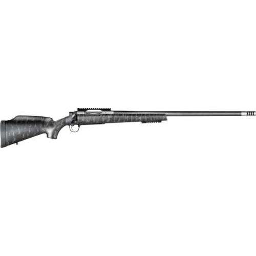 Christensen Arms Traverse Bolt Action Rifle 7mm PRC 26" Carbon Fiber Wrapped Barrel 3 Round Capacity Drilled & Tapped Black Composite Stock With Gray Webbing Stainless Finish