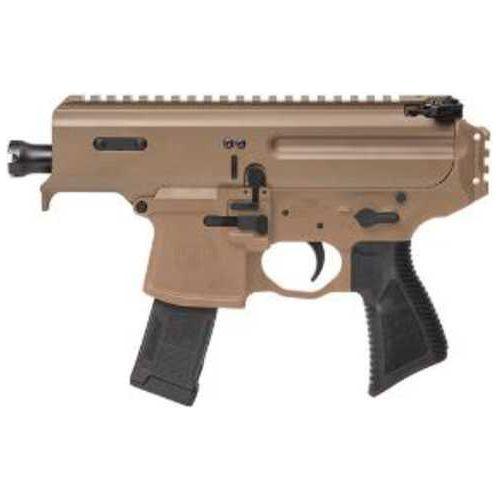 Sig Sauer MPX Copperhead Semi-Automatic Pistol 9mm Luger 3.5" Carbon Steel Barrel (1)-20Rd Magazine Optics Ready Coyote Tan Cerakote Finish - Buy A Gun