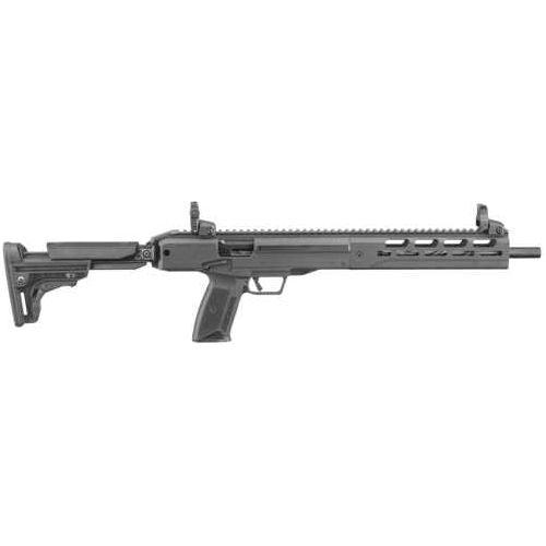 Ruger LC Carbine Semi-Automatic Rifle 5.7x28mm 16.125" Cold Hammer-Forged Fluted Barrel (1)-10Rd Magazine Rapid Deploy Adjustable Front & Rear Sighs Fixed Synthetic Stock Black Finish