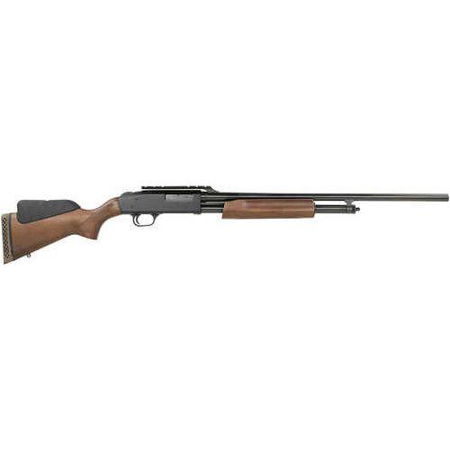 Mossberg 500 Pump Action Shotgun 20 Gauge 24" Barrel 5 Round Capacity Fixed Dual Comb Bantam Wood Stock Blued Finish