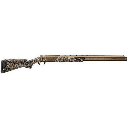 Browning Cynergy Wicked Wing Break Open Over/Under Shotgun 12 Gauge 3.5" Chamber 26" Vent Rib Barrel 2 Round Capacity Ivory Bead Front Sights Realtree Max-7 Wood Stock Burnt Bronze Cerakote Finish