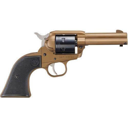 Ruger Wrangler Single Action Only Revolver .22 Long Rifle 3.75" Barrel 6 Round Capacity Ramp Front, U-Notch Integral Rear Sights Black Checkered Polymer Grips Burnt Bronze Cerakote Finish - Buy A Gun