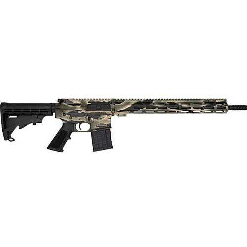 Great Lakes Firearms AR15 Semi-Automatic Rifle .223 Remington 16" Barrel (1)-30Rd Magazine Black 6 Position Synthetic Collapsable Stock Pursuit Green Camouflage Finish