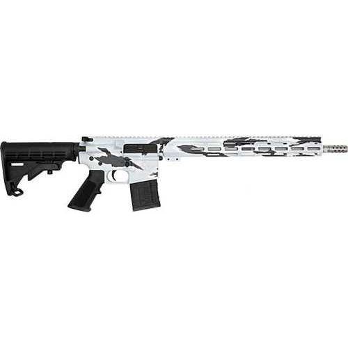 Great Lakes Firearms AR15 Semi-Automatic Rifle .223 Wylde 16" Stainless Steel Barrel (1)-30Rd Magazine Black 6 Position Collapsable Synthetic Stock Pursuit Snow Camo Cerakote Finish