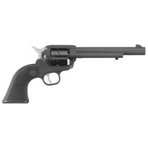 Ruger Wrangler Single Action Revolver .22 Long Rifle 6.5" Barrel 6 Round Capacity Blade Front & Integral Rear Sights Checkered Synthetic Grips Black Finish - Buy A Gun