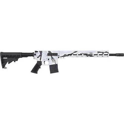 Great Lakes Firearms AR15 Semi-Automatic Rifle .350 Legend 16" Barrel (1)-5Rd Magazine Black 6 Position Synthetic Stock Pursuit Snow Camouflage Finish