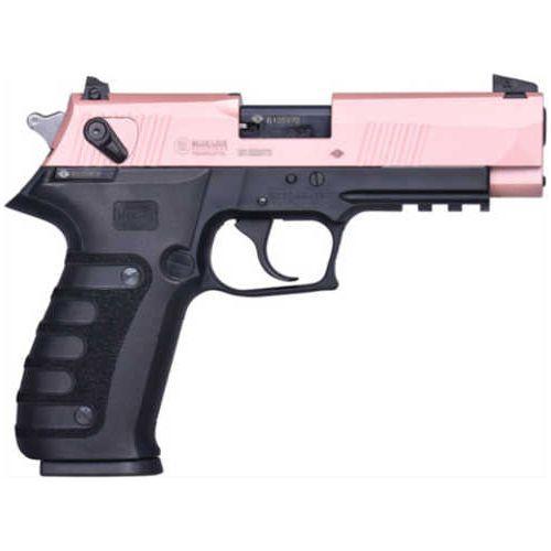 Blue Line Mauser M20 Semi-Automatic Pistol .22 Long Rifle 4.7" Barrel (1)-10Rd Magazine Adjustable Front Sight Rose Gold Slide Black Polymer Finish - Buy A Gun