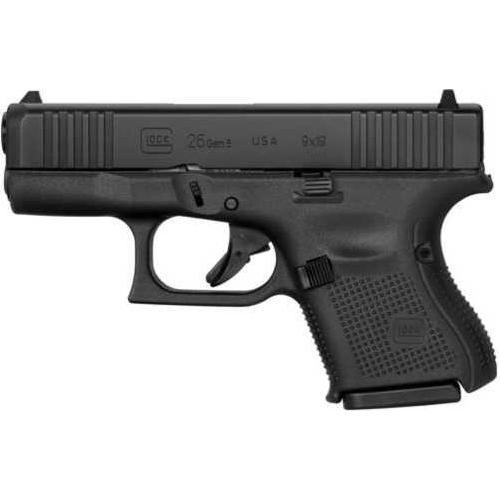 Used Glock 26 Gen5 Semi-Automatic Pistol 9mm Luger 3.43" Barrel (3)-10Rd Magazines Fixed Sights Black Polymer Finish Rebuilt - Buy A Gun