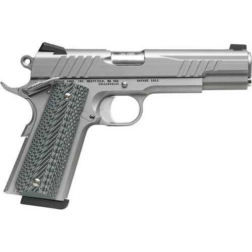 Savage 1911 GOVT 45 ACP 5" Barrel 8+1 Capacity Stainless Frame and Slide G10 Grips Novak Sights - Buy A Gun