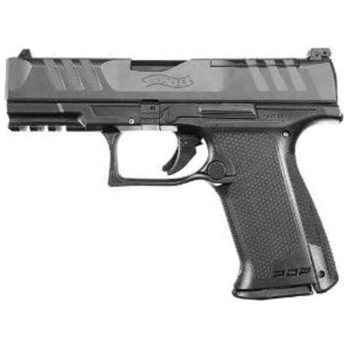 Walther PDP F-Series Striker Fired Semi-Automatic Pistol 9mm Luger 4" Barrel (2)-10Rd Magazines 3-Dot White Sight Black Polymer Finish - Buy A Gun