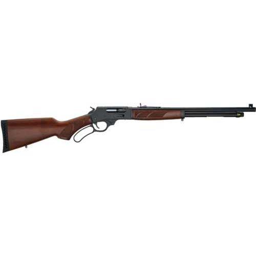 Henry Side Gate Lever Action Shotgun .410 Gauge 2.5" Chamber 20" Barrel 5 Round Capacity Bead Front & Adjustable Diamond Semi-Buckhorn Rear Sight American Walnut Stock Blued Finish