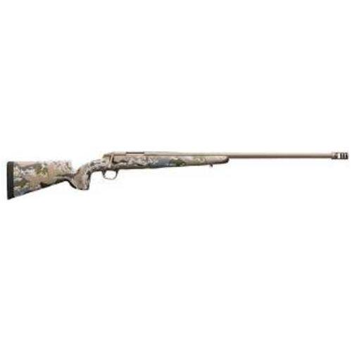 Browning X-Bolt Hells Canyon McMillan Long Range Bolt Action Rifle 6.8 Western 26" Barrel (1)-3Rd Magazine Versatile OVIX Camouflage Game Scout Stock Smoked Bronze Cerakote Finish