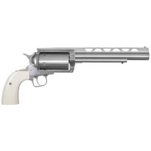 Magnum Research BFR Revolver .45 Long Colt/.410 Gauge 7.5" Barrel 6 Round Capacity Fixed Front Adjustable Rear Sights Bisley Grips Brushed Stainless Steel Finish - Buy A Gun