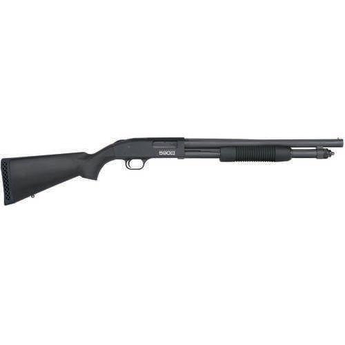 Mossberg 590S Tactical Pump Action Shotgun 12 Gauge 3" Chamber 18.5" Barrel 9 Round Capacity Bead Front Sight Synthetic Stock Matte Blued Finish