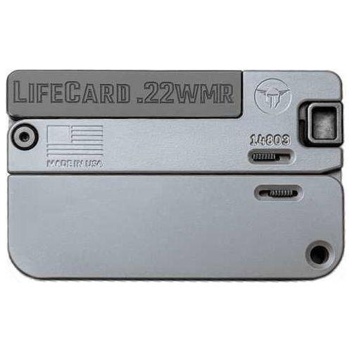 Trailblazer Lifecard .22 Winchester Magnum Rimfire Single Shot Pistol 2.5" Barrel Grey Aluminum Finish - Buy A Gun