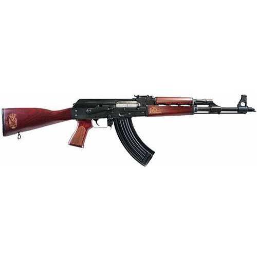 Zastava ZPAPM70 170th Semi-Automatic Rifle 7.62x39mm 16.3" Barrel (1)-30Rd Magazine Red Hardwood Stock Blued Finish