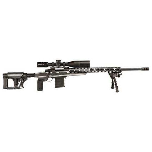 Howa M1500 APC American Flag Bolt Action Rifle .308 Winchester 24" Barrel (3)-10Rd Magazines Aluminum Chassis Stock Gray Cerakote Finish