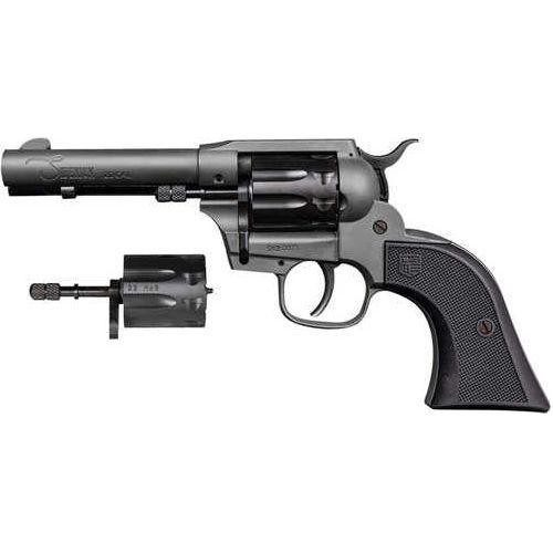 Diamondback Sidekick Double/Single Action Revolver 22 LR/22 WMR 4.5" Barrel 9 Round Capacity Checkered Polymer Grips Dark Gray Cerakote Finish - Buy A Gun