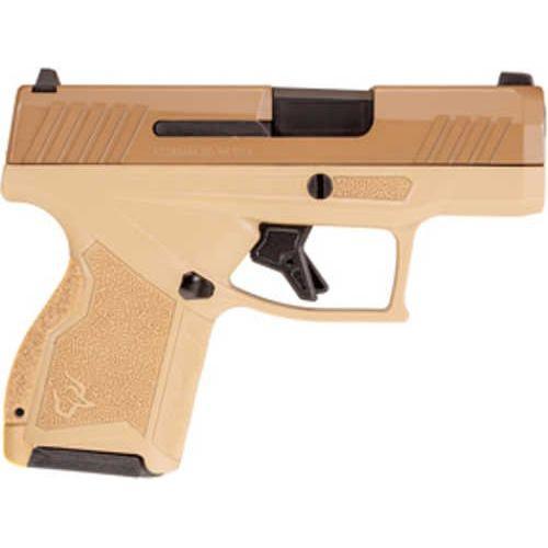 Taurus GX4 Compact Semi-Automatic Pistol 9mm Luger 3" Barrel (2)-11Rd Magazines Brown Slide Tan Finish - Buy A Gun