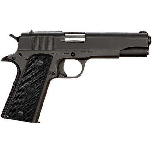 Rock Island GI Standard FS 9mm Luger Caliber with 5" Barrel 10+1 Capacity Overall Black Parkerized Finish Steel Beavertail Frame Serrated Slide & Rubber Grip - Buy A Gun