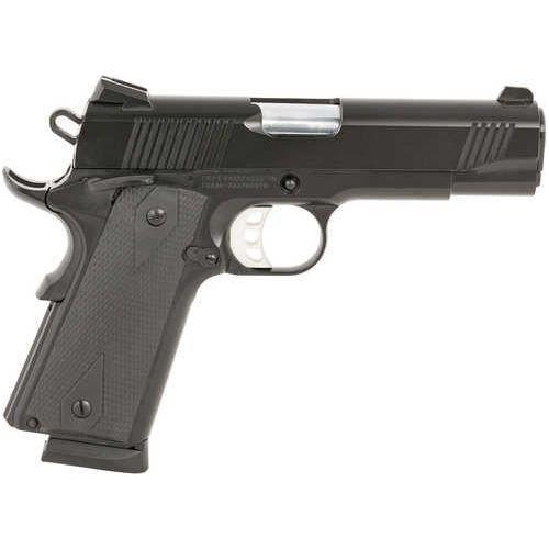 SDS Tisas 1911 Carry B45 Compact Semi-Automatic Pistol .45 ACP 4.25" Barrel (2)-8Rd Magazines Black G10 Sunburst Grips Dark Gray Cerakote Finish - Buy A Gun