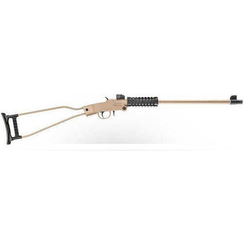 Chiappa Firearms Little Badger Break Open Rifle .22 Long 16.5" Barrel Round Capacity Wire Frame Stock Desert Sand Cerakote Metal Finish