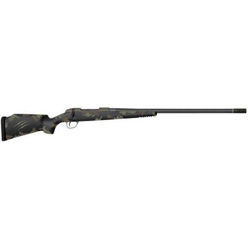 Fierce Firearms Carbon Rage 300 PRC 3+1 24" Fiber Barrel Tungsten Gray Cerakote Rec Forest Green Camo Tech C3 Stock