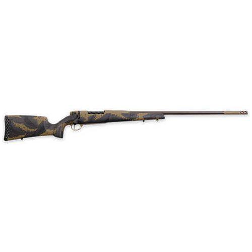 Weatherby Mark V Apex Bolt Action Rifle .338-378 Magnum 28" Barrel Round Capacity Carbon Fiber With Tan/brown Sponge Pattern Accents Cerakote Finish