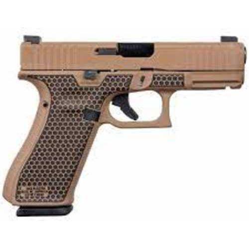 Glock 45 Striker Fired Semi-Automatic Pistol 9mm Luger 4.02" Barrel (3)-17Rd Magazines Patriot Brown Honeycomb Stippling Finish - Buy A Gun