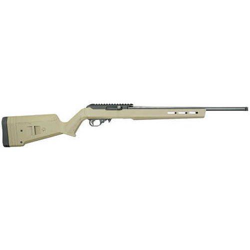 Black Rain Ordnance Hunter Bolt Action Rifle .22 Long 18" Barrel (1)-10Rd Magazine Flat Dark Earth Magpul X-22 Stock Blued Finish