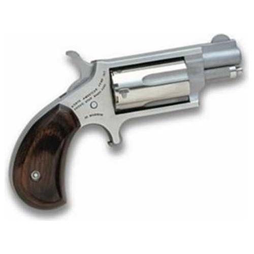 North American Arms Mini-Revolver Single Action Revolver .22 Magnum 1.12" Barrel 5 Round Capacity Wood Grips Stainless Finish - Buy A Gun