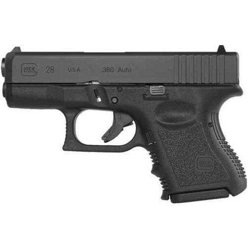 Glock G28 Semi-Automatic Pistol .380 ACP 3.46" Barrel (2)-10Rd Magazines Fixed Sights Black Polymer Finish - Buy A Gun