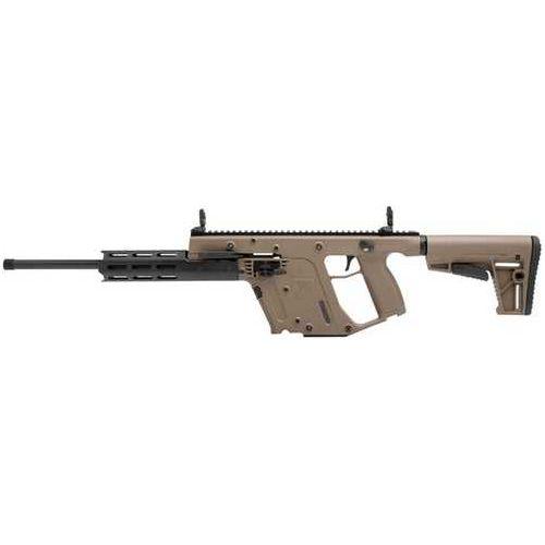 Kriss Vector CRB Semi-Automatic Rifle .22 Long 16" Barrel (1)-30Rd Magazine Low Profile Flip Sights 6-Position Adjustable Stock Flat Dark Earth Finish