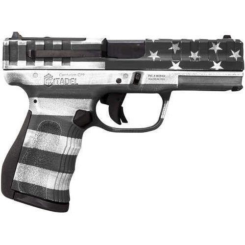 Citadel Centurion Semi-Automatic Pistol 9mm Luger 4" Barrel (1)-14Rd Magazine American Flag Gray Cerakote Finish - Buy A Gun