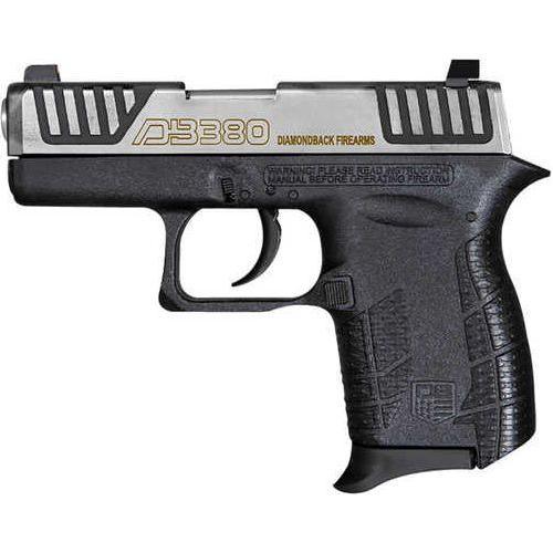 Diamondback G4 Semi-Automatic Pistol .380 ACP 2" Barrel (1)-6Rd Magazine Stainless Slide Black Polymer Finish - Buy A Gun