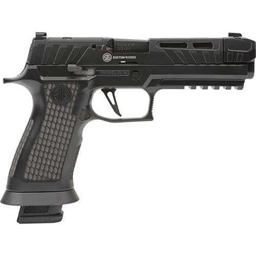 Sig Sauer P320 Spectre Comp Blackout Semi-Automatic Pistol 9mm Luger 4.6" Barrel (2)-21Rd Magazines X-RAY3 Sights Finish - Buy A Gun