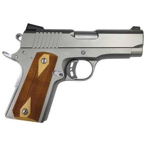 Armscor M1911-A1 Rock Semi-Automatic Pistol 9mm Luger 3.5" Barrel (1)-8Rd Magazine Fixed Sights Double Diamond Checkered Wood Grips Stainless Steel Finish - Buy A Gun