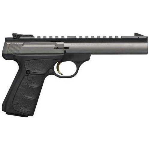 Browning Buck Mark Semi-Automatic Pistol .22 Long Rifle 5.5" Barrel (1)-10Rd Magazine Tungsten Cerakote Slide Black Finish - Buy A Gun