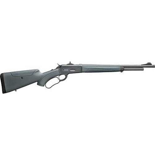 Pedersoli Shadow Lever Action Rifle .45-70 Government 19" Barrel 3 Round Capacity Black Polymer Adjustable Stock Blued Finish